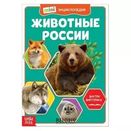 Мини-энциклопедия «Животные россии», 20 стр.