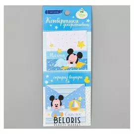 Мини-конвертики для скрапбукинга, микки маус