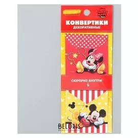 Мини-конвертики для скрапбукинга, микки маус с его друзья