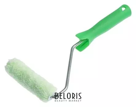 Мини-валик "Акор", микрофибра, 110 мм, ручка D=6 мм, D=15 мм, ворс 12 мм, для дерева