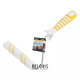 Мини-валик "Акор" профи, полиакрил, 150 мм, ручка D=6 мм, D=15 мм, ворс 12 мм, для эмали