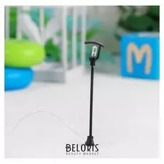 Миниатюра кукольная «Фонарь классика», набор 4 шт, размер 1 шт: 7,5×1,4 см