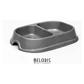 Миска 2 х 200 мл, серая