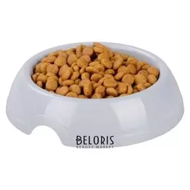 Миска "Барсик" для кошек и собак, 0,2 л, серый