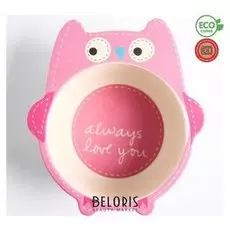 Миска детская "Совушка", бамбук