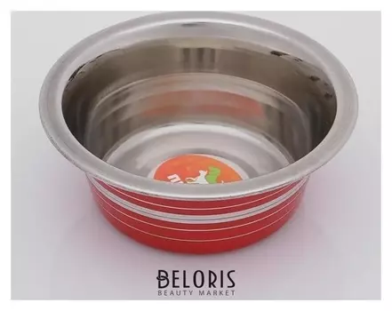 Миска для животных, цветная 225 мл