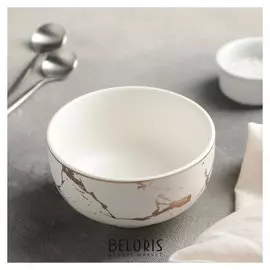 Миска Gold 350 мл, 12×7 см, цвет белый