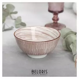 Миска «Искушение», 11,5×5,5 см, цвет розовый