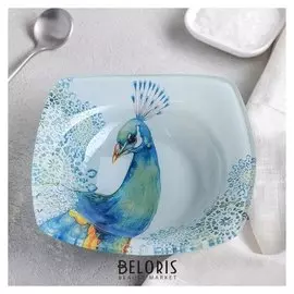 Миска «Павлин», 220 мл, 14 см