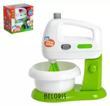 Миксер игрушечный Мини-дом, световые эффекты, венчики вращаются