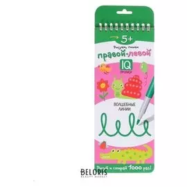 Многоразовые прописи на пружинке. 5+ правой - левой. волшебные линии. / куликова е.н., сухар