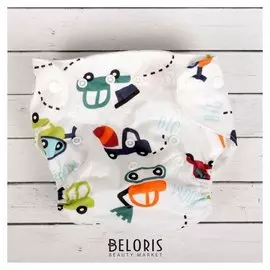 Многоразовый подгузник «Для мальчишек-2», на кнопках