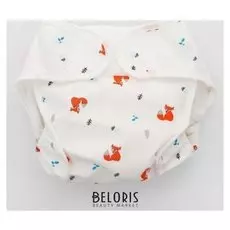 Многоразовый подгузник Лисички, размер L