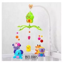 Мобиль музыкальный «Домик. джунгли», заводной