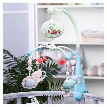 Мобиль музыкальный «Гриб. Нежность», работает от батареек