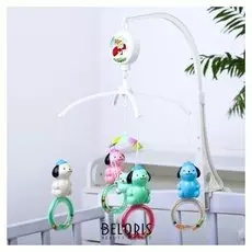 Мобиль музыкальный Собачки на кольце