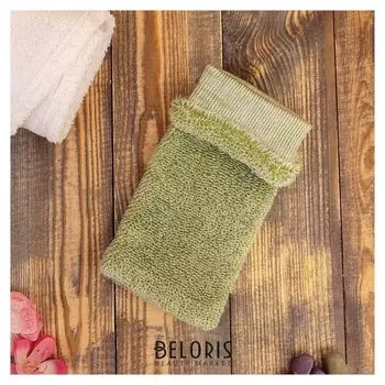 Мочалка банная рукавица" букле"