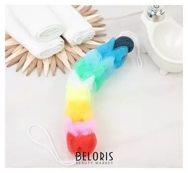 Мочалка для тела "Радуга"