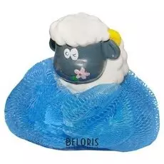 Мочалка для тела с игрушкой-гелем для душа