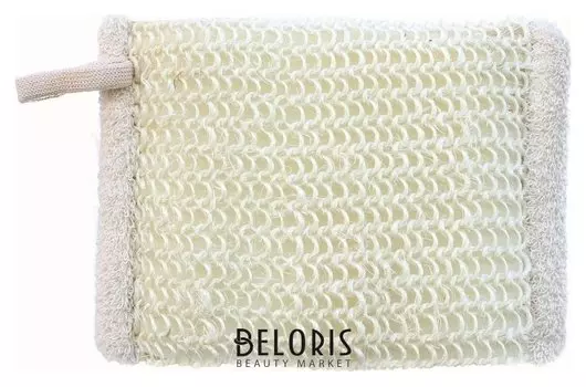 Мочалка сизалевая брикет с хлопком