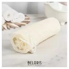 Мочалка-губка натуральная 18×7×7 см, люффа