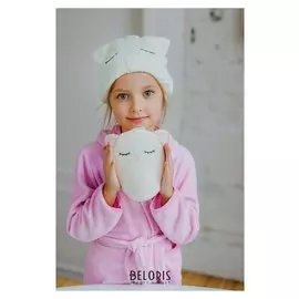 Мочалка-варежка детская "Котик"