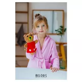 Мочалка варежка детская "Медвежонок"