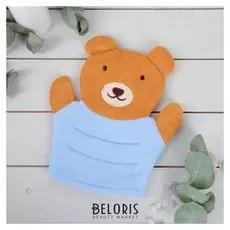 Мочалка-варежка детская «Мишутка»