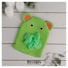 Мочалка-варежка детская Слоник