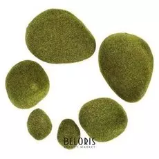 Мох искусственный «Камни», набор 6 шт.