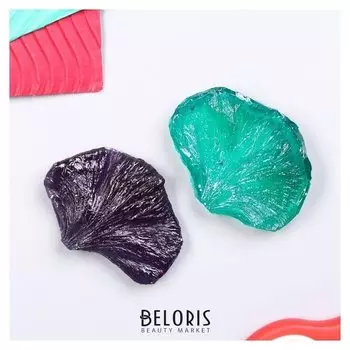 Молд пластик "Лепесток"анютины глазки" (Набор 2 детали) 4х3 см