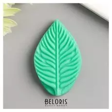 Молд пластик "Лист японской розы" 5х3см