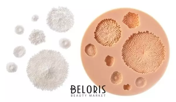 Молд силикон №949 "Сердцевинки цветов"