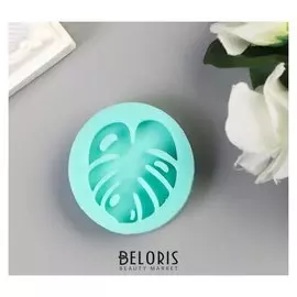 Молд силикон "Монстера" 3,7х3х0,5 см