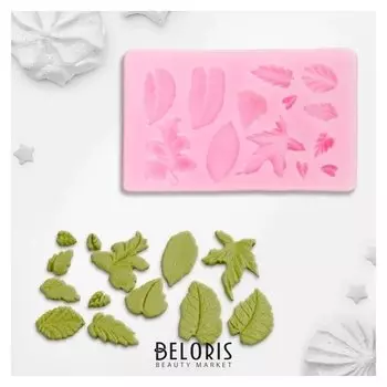 Молд силиконовый «Гербарий», 10×6 см