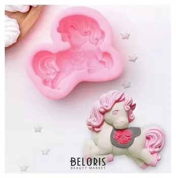 Молд силиконовый «Пони», 9,8×9 см