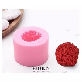 Молд силиконовый «Розовый букет», 6,5×4,5 см