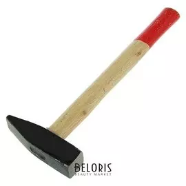 Молоток слесарный Lom, квадратный боек, деревянная рукоятка, 800 г