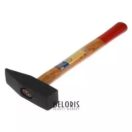 Молоток слесарный Tundra, квадратный боек, деревянная рукоятка, 1000 г