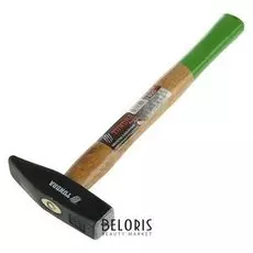 Молоток слесарный Tundra, квадратный боек, деревянная рукоятка, 600 г