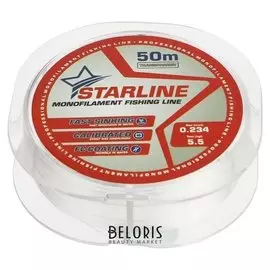 Монофильная леска Starline 50 м (Transparent) D=0,234 мм
