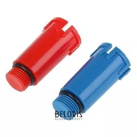 Монтажная заглушка Masterprof, наружная резьба 1/2", набор 2 шт.