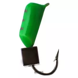 Мормышка столбик 3 «Хамелеон», цвет зелёный