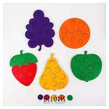Мозаика Фрукты набор 5 шт.