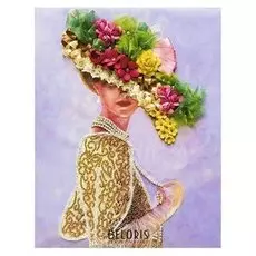 Мозаика из пайеток на холсте "Грация"