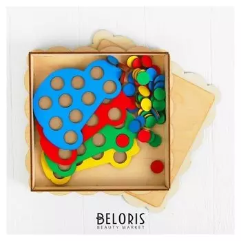 Мозаика Машины 4 машины, 40 кружков