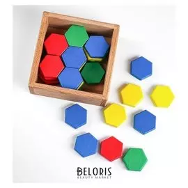 Мозаика шестигранная 4 цвета