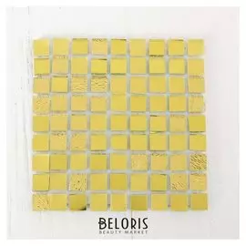 Мозаика стеклянная на клеевой основе № 23, цвет золотой