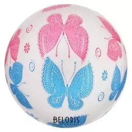 Мяч детский «Бабочки», D=22 см, 60 г
