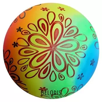 Мяч детский «Цветы», D=22 см, 70 г